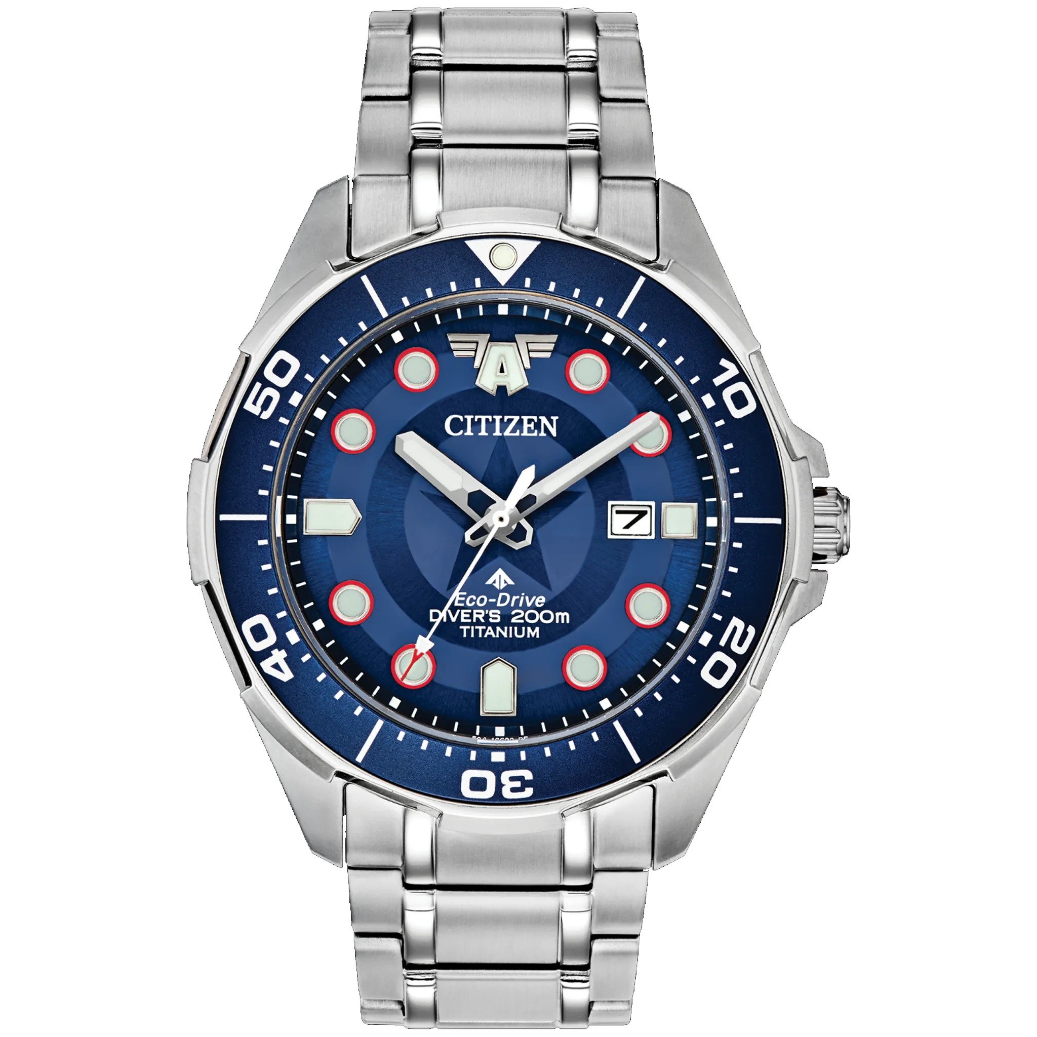 Citizen Eco-Drive - Promaster Diver - Marvel Captain America - Titanium