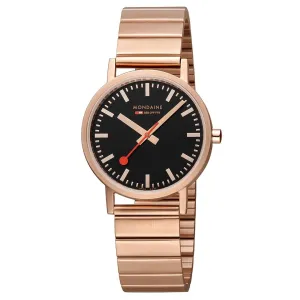 Classic, Rose Gold Tone Stainless Steel, 36 mm