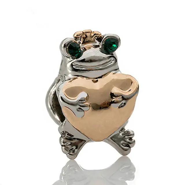 Couqcy Cute Silver ColorBeads  Inspiration Spacer Charm Beads Fit Original Pandora Bracelet Pendant Women Gift diy jewelry