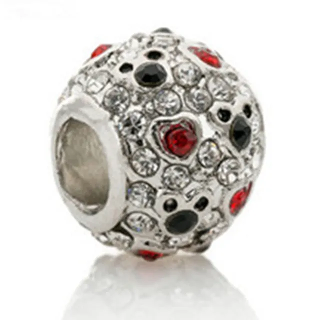 Couqcy Cute Silver ColorBeads  Inspiration Spacer Charm Beads Fit Original Pandora Bracelet Pendant Women Gift diy jewelry