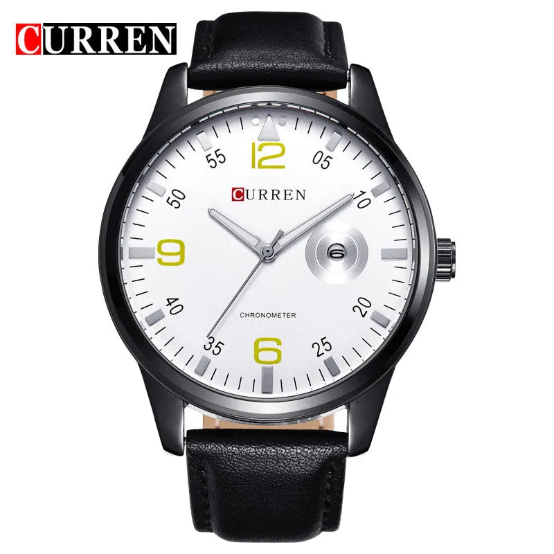 CURREN Rose Gold Fashion Watches Men Luxury Brand Men's Quartz Hour Date Clock Sports Watch Man Army Military Wrist Watch