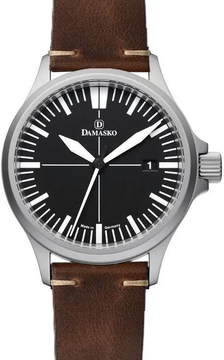 Damasko Watch DS 30 Vintage Mocha Leather Pin D