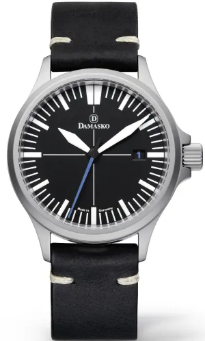 Damasko Watch DS30 Blue Leather Pin