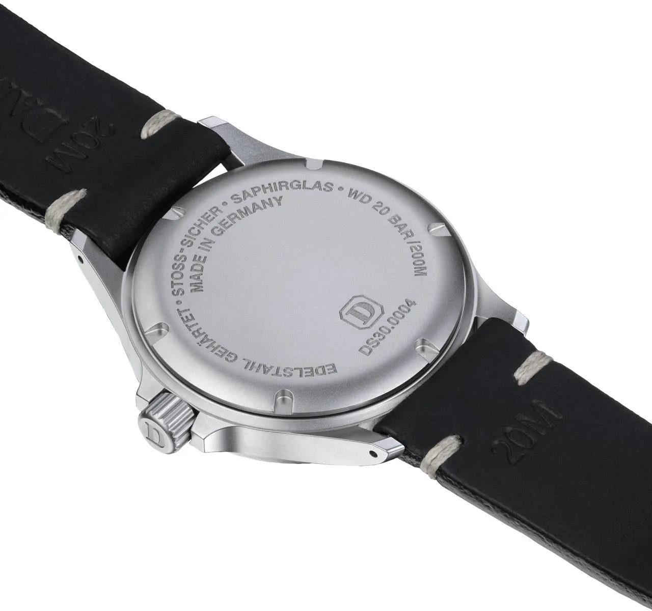 Damasko Watch DS30 Blue Leather Pin