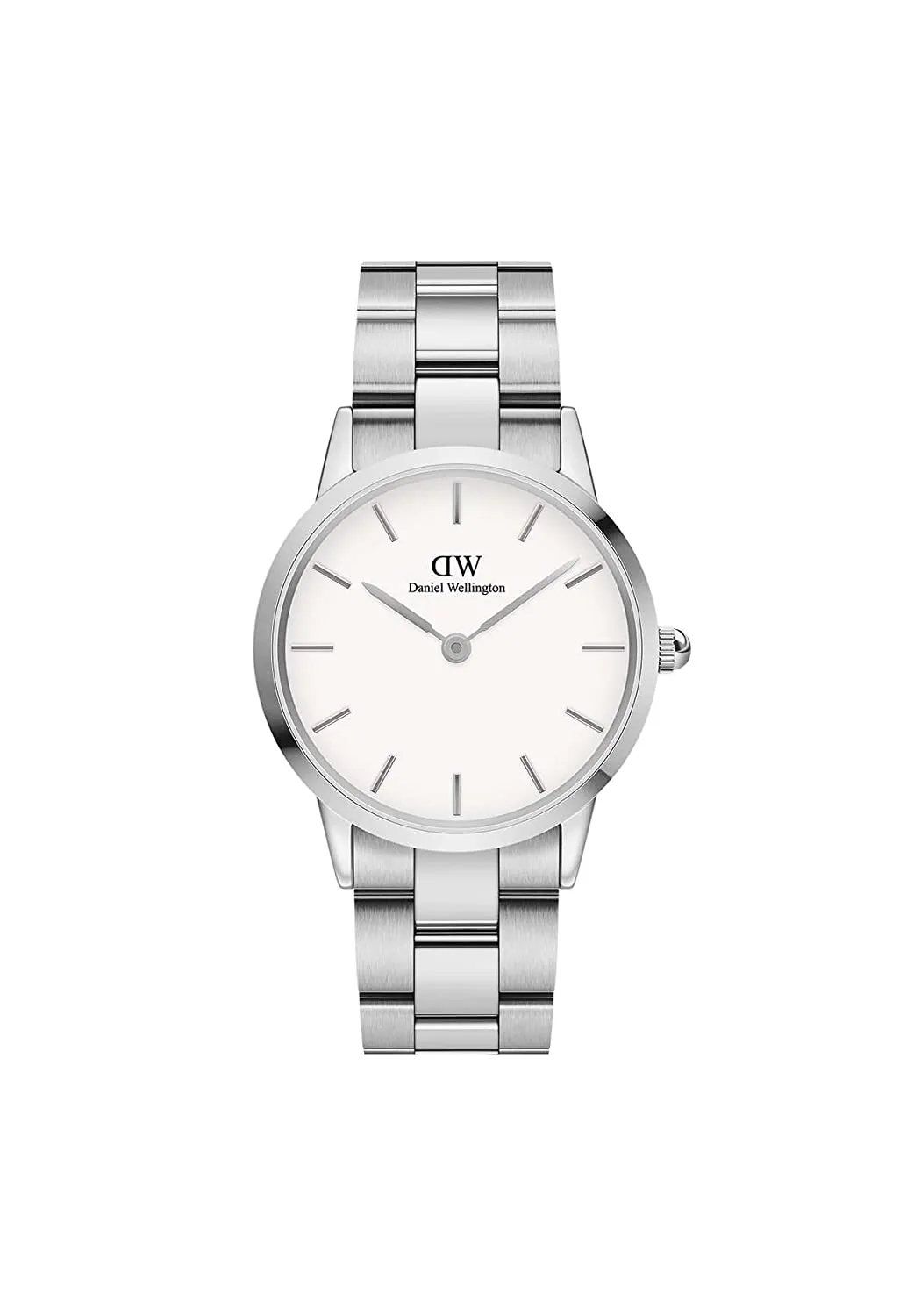 Daniel Wellington Unisex Iconic Link 36 S White Watch - DW00100203