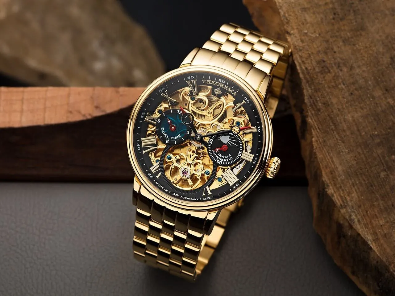 Dual-time Copenhagen by Theorema, Germany GM-111-10 |Gold|