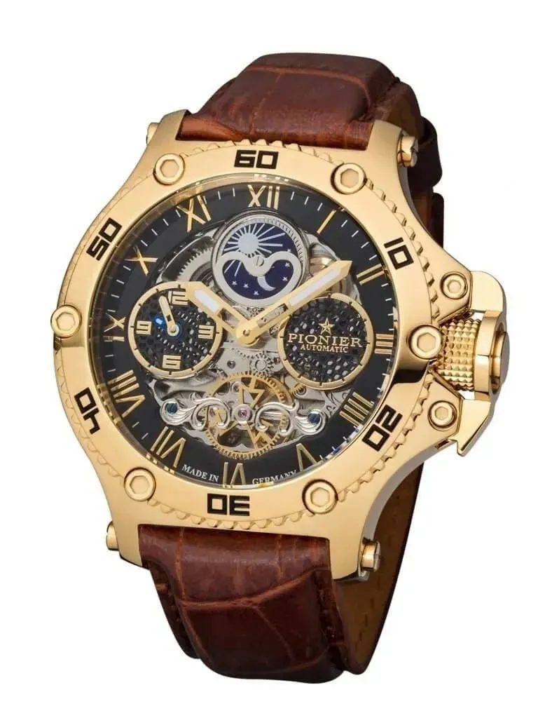 Dual-Time Hawaii Pionier GM-514-2 | Gold | Made in Germany