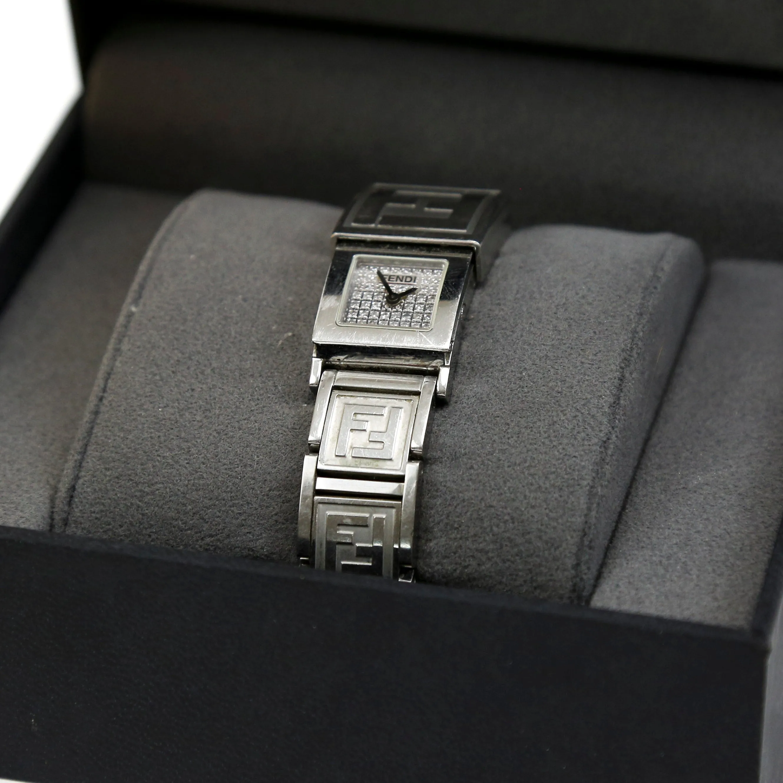 Fendi Stainless Steel "Secret" Watch Women's F586350D