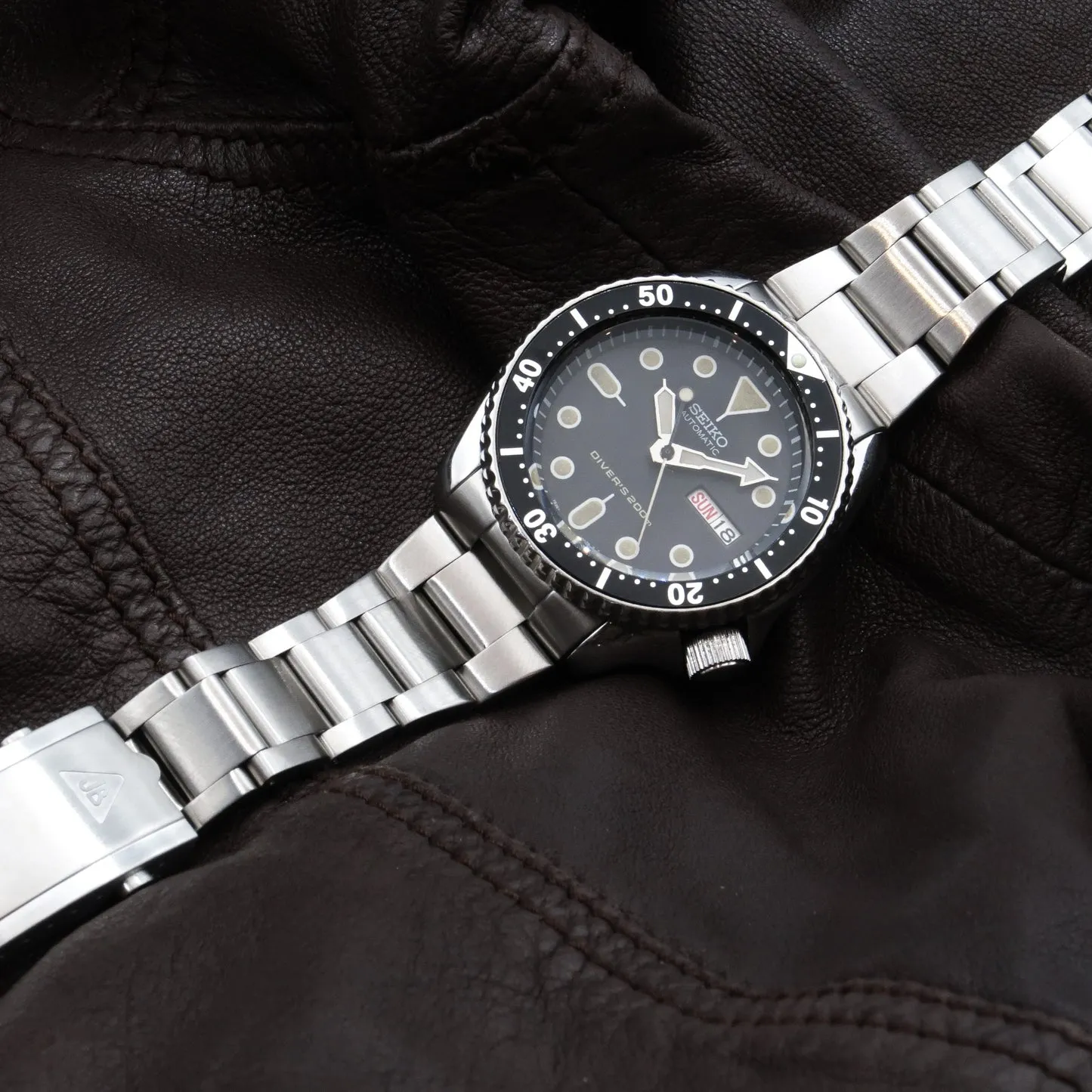 Forstner Model O Stainless Steel Watch Bracelet for Seiko SKX and Seiko 5 Sport