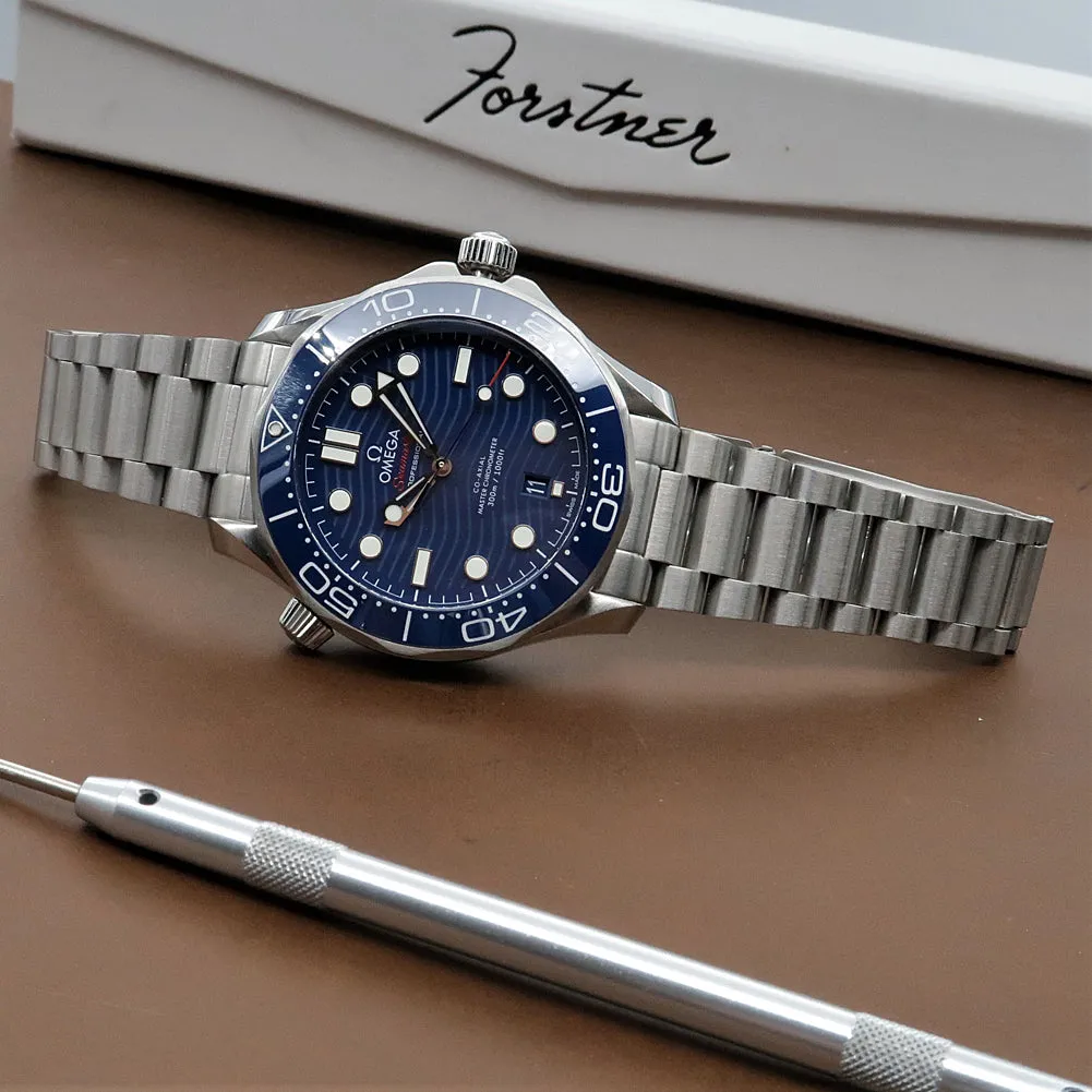 Forstner President (1450) Stainless Steel Watch Bracelet for Omega Seamaster