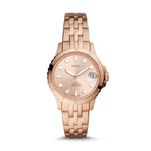 Fossil FB-01 Rose Gold-Tone Analogue Watch