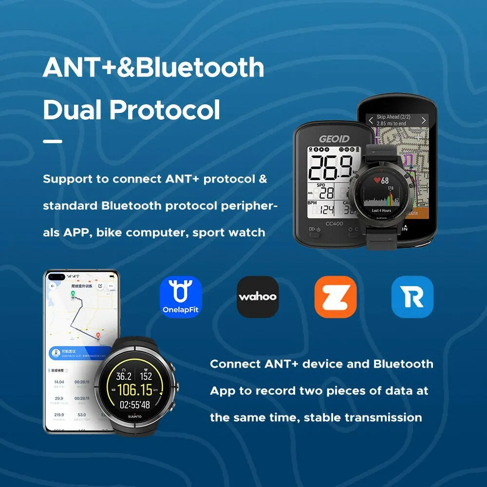 GEOID Bike Speed Cadence Sensor Ant Bluetooth for GPS Cycling Computer Dual Mode for Magene Road Bicycle MTB Accessories