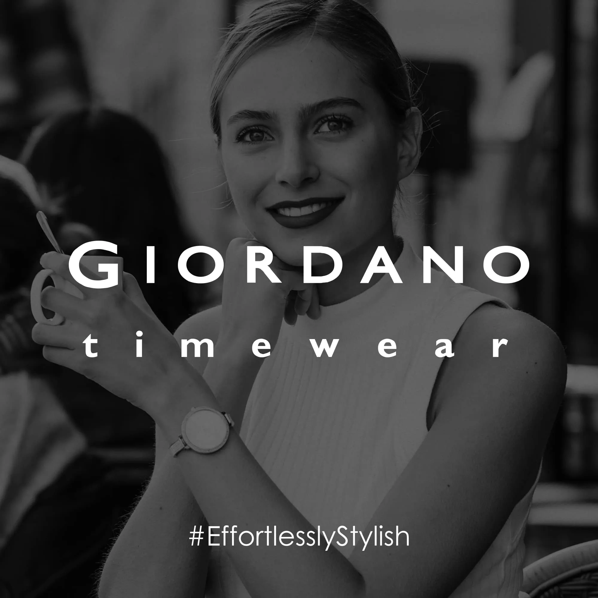 Giordano Analog Stylish Watch for Women Water Resistant Fashion Watch Round Shape with 3 Hand Mechanism Wrist Watch to Compliment Your Look/Ideal Gift for Female - GZ-60077-33