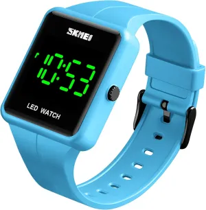 Gosasa Large Face LED Digital Watch Date Time 3Bar Waterproof Wristwatch Men Women Sports Watches