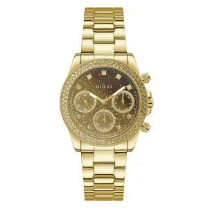 Guess Champagne Dial Analog Women Watch - GW0483L2