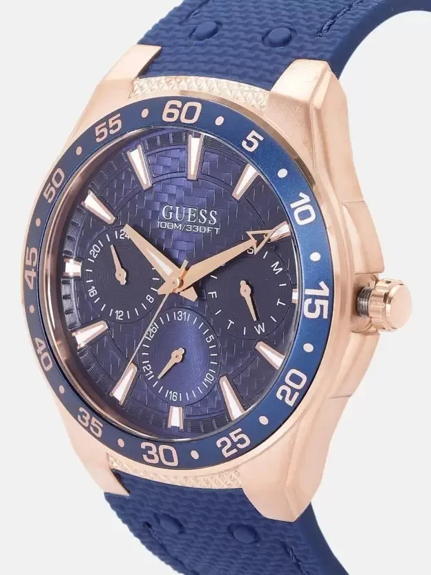 Guess Mens Blue Multi-function Watch - W1171G4