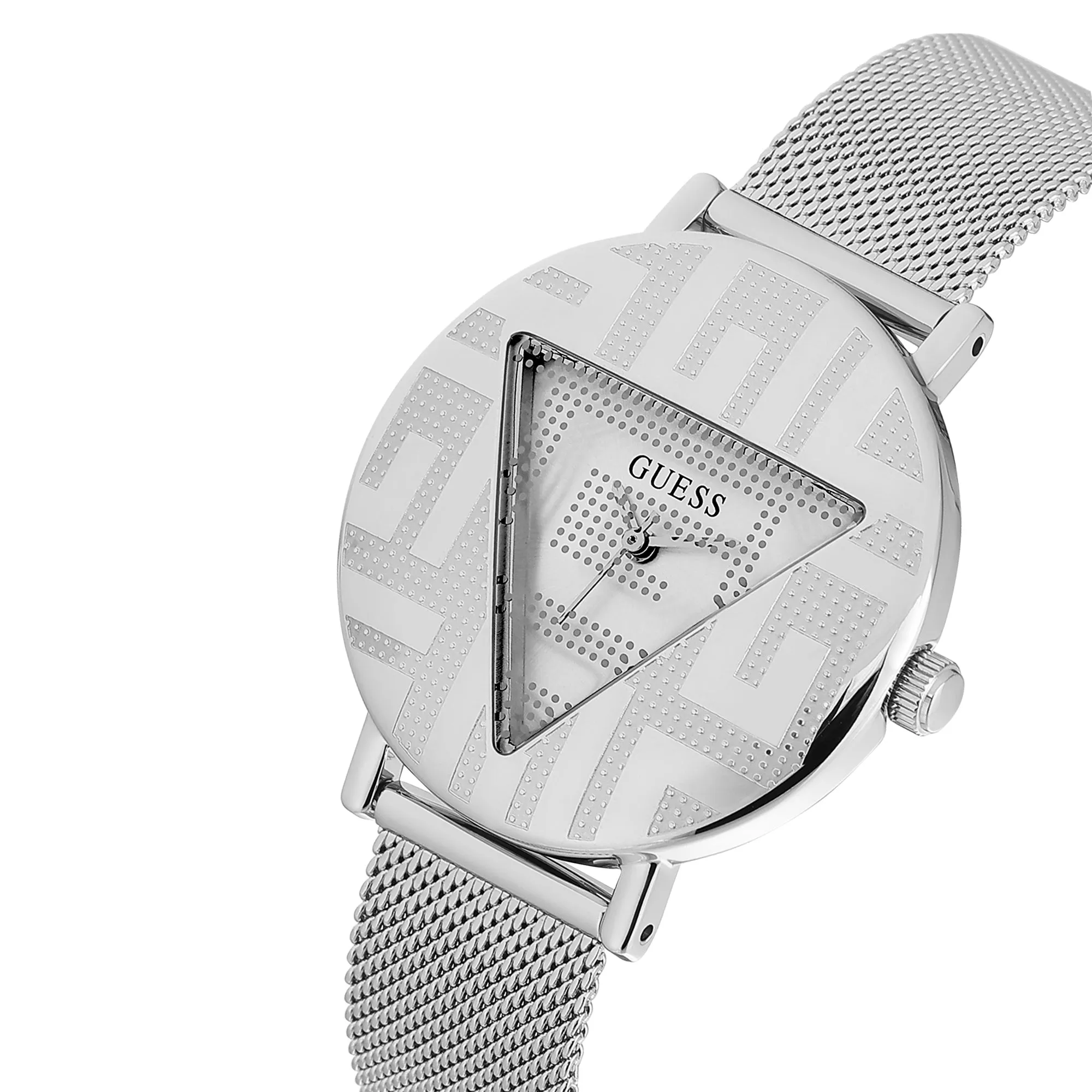 Guess Silver Dial Women Analog Watch - GW0527L1