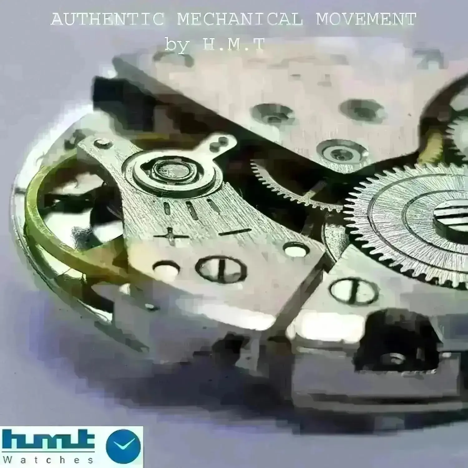 HMT Janata Para Shock 17 Jewels Urdu/Arabic Blue Dial Mechanical Hand winding Men's Wrist Watch
