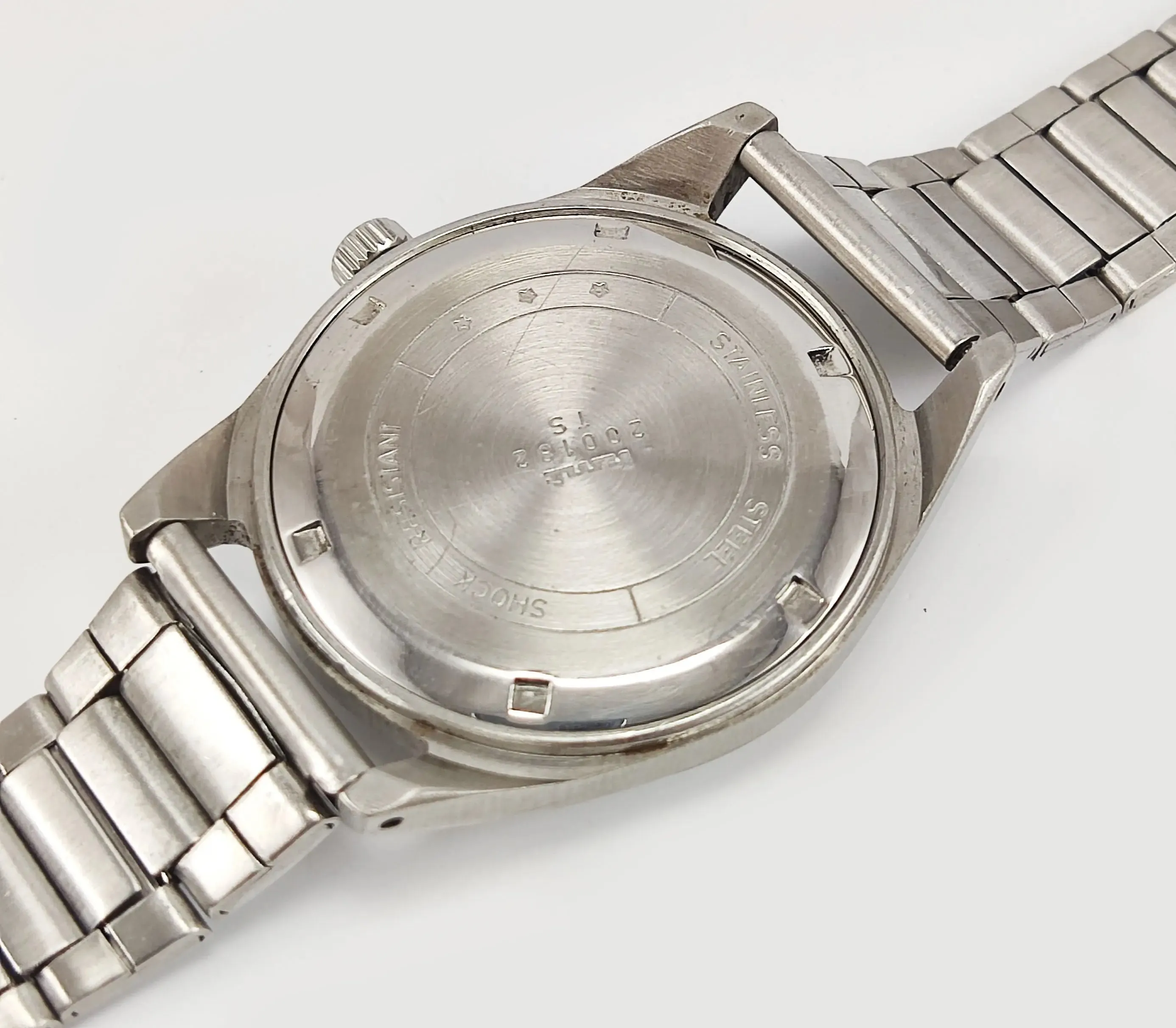 HMTJubilee Para Shock 17 Jewels Silver Dial Mechanical Hand winding Men's Wrist Watch