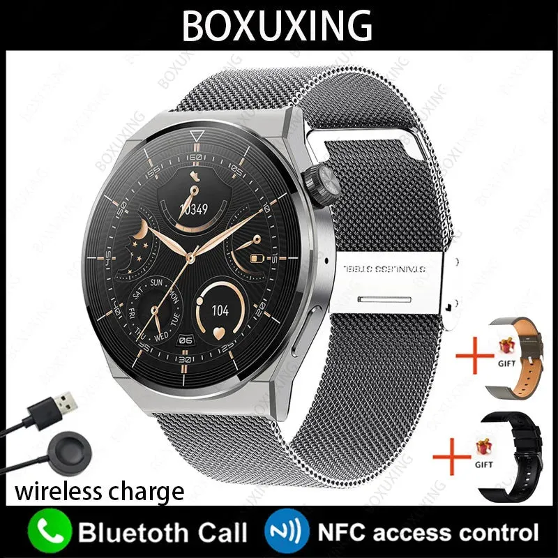 Huawei Xiaomi GT3 Pro 2024 New Smart Watch for Men - AMOLED 390*390 HD Screen, Heart Rate Monitoring, Bluetooth Calling, IP68 Waterproof - Ideal Gift for Men