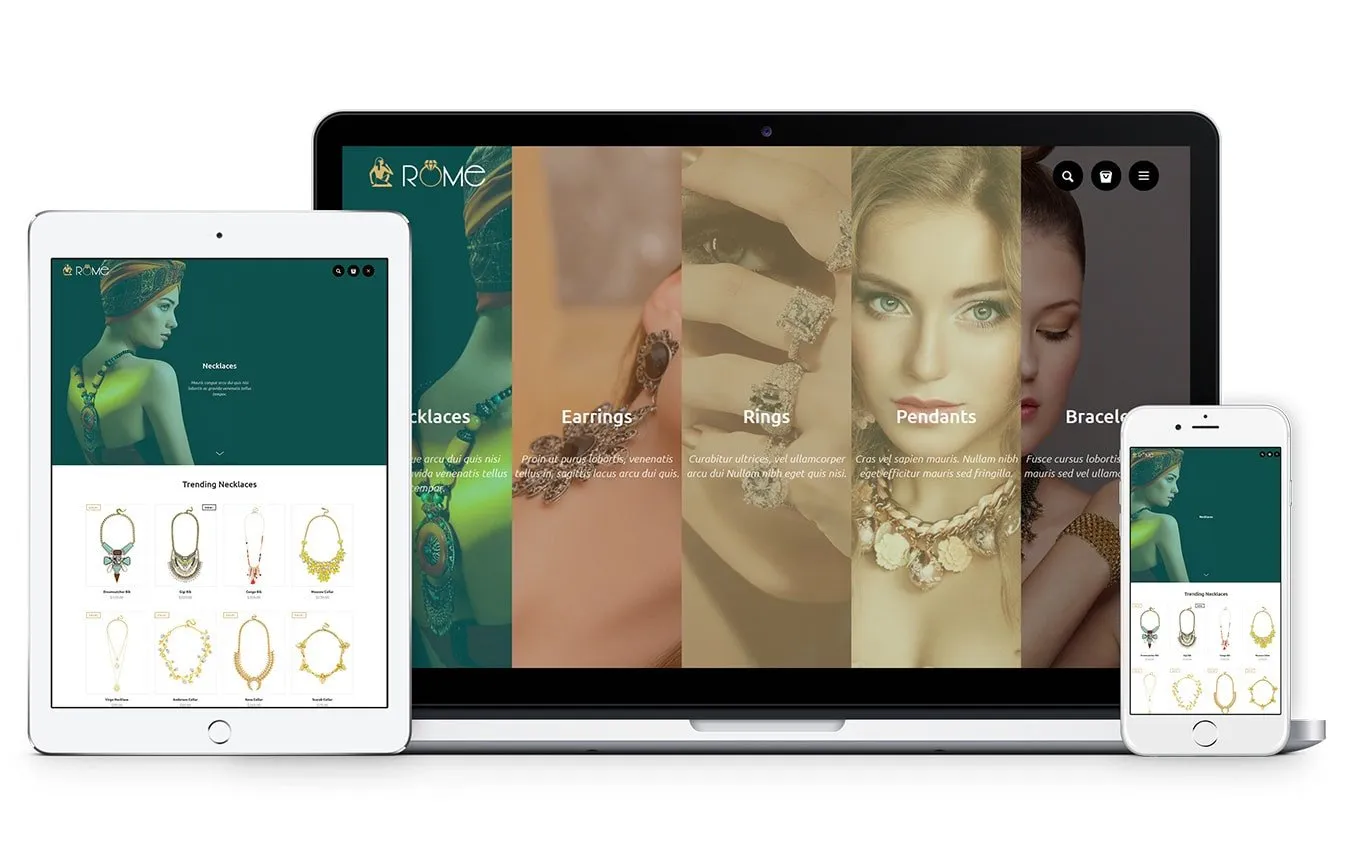 Jewelry Shopify Theme - Rome - HulkApps