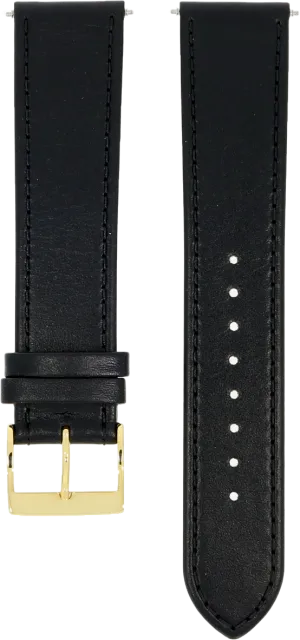 Junghans Black Leather Strap 20mm