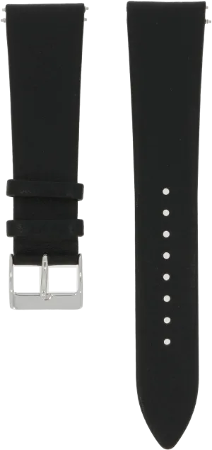 Junghans Black Leather Strap 22mm 420504963