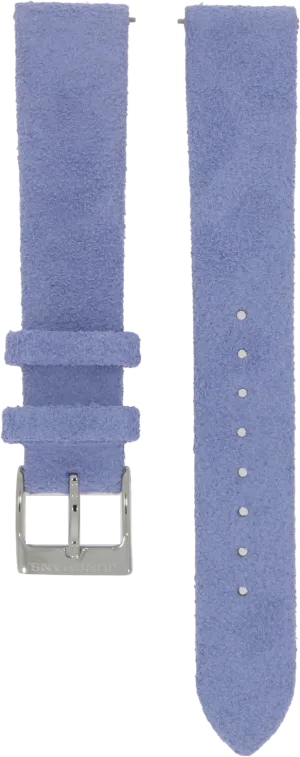 Junghans Light Blue Velour Leather Strap 17mm 420506582