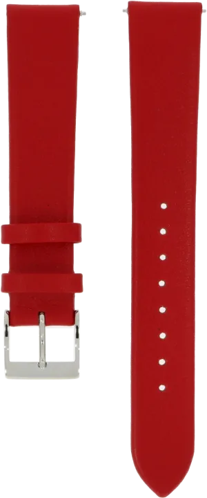 Junghans Red Leather Strap 17mm 420506253