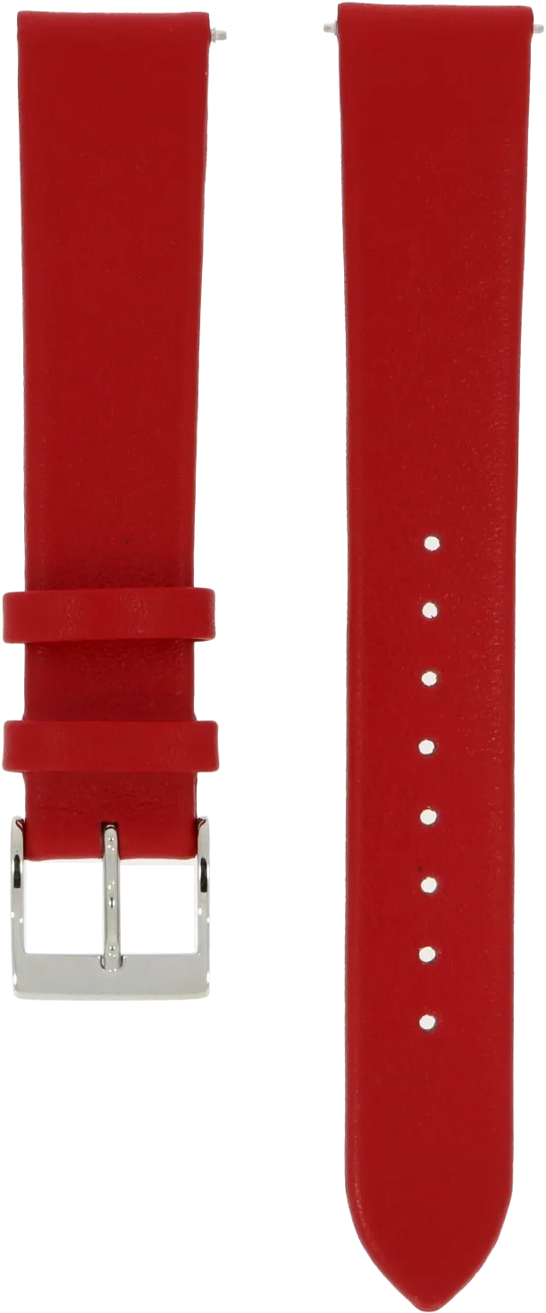 Junghans Red Leather Strap 17mm 420506253