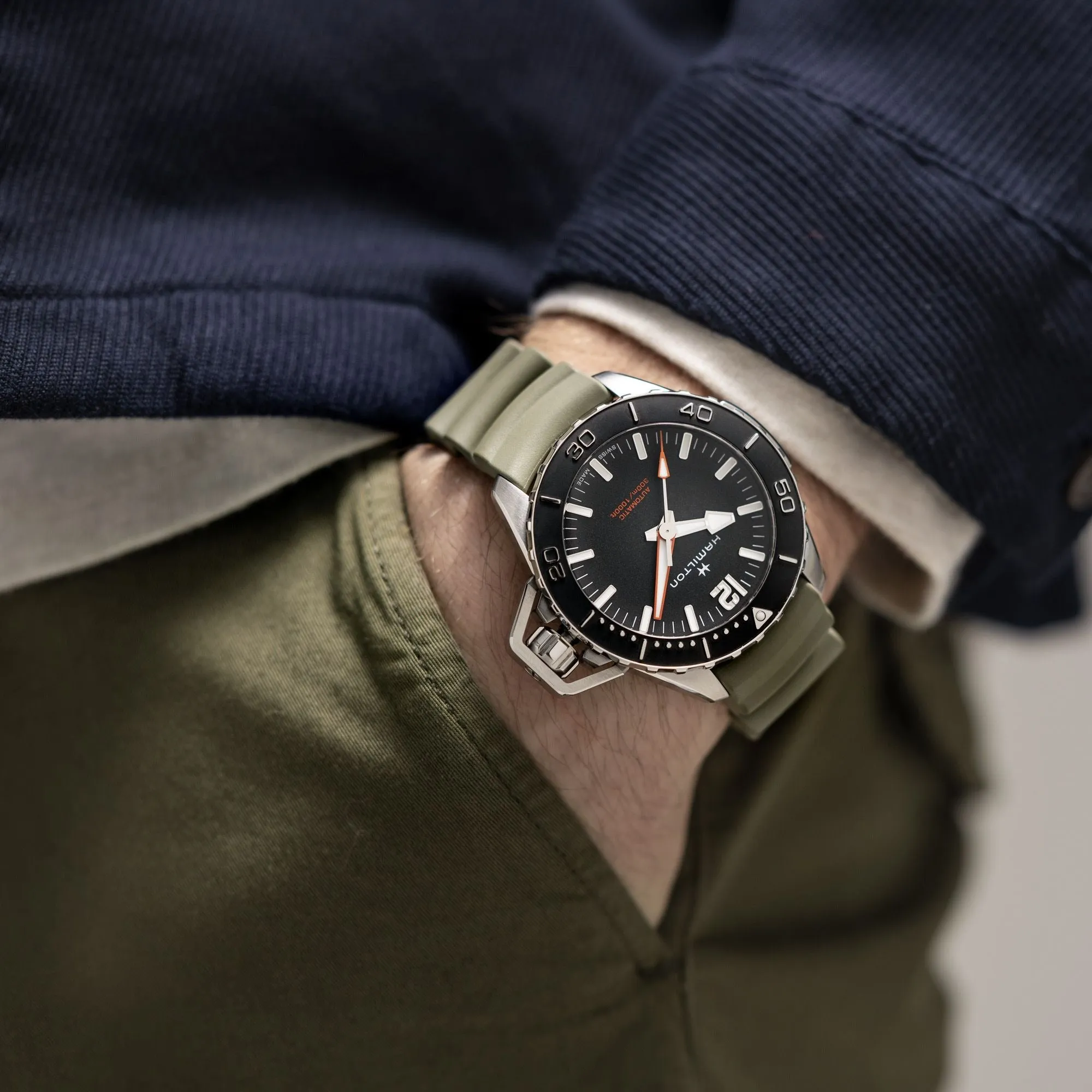 Khaki Navy Frogman Auto 46mm