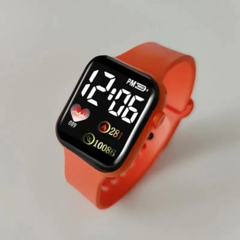 LED Sports Watches Smart Watch for Men Women - Digital Wristwatch with Touchscreen, Silicone Band, Casual Montre Femme for Gifts