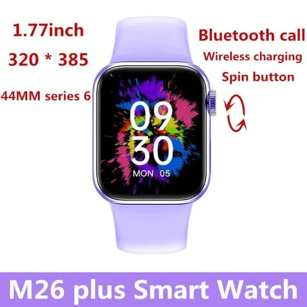 M26 plus Smart Watch Bluetooth Call Smart Watch Heart Rate Monitor