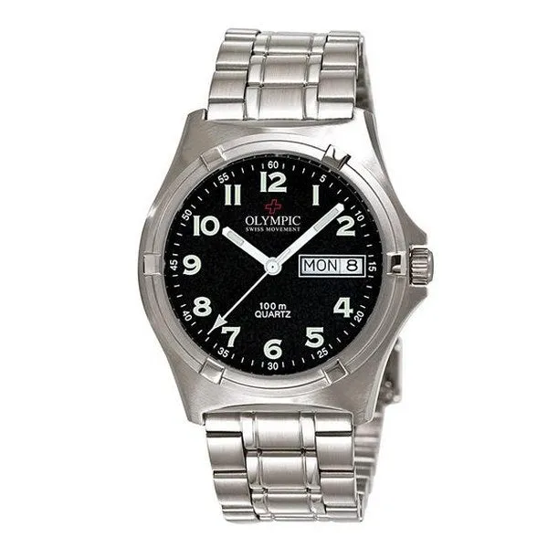 Mens Olympic Work Watch - Black- Engineered for Endurance