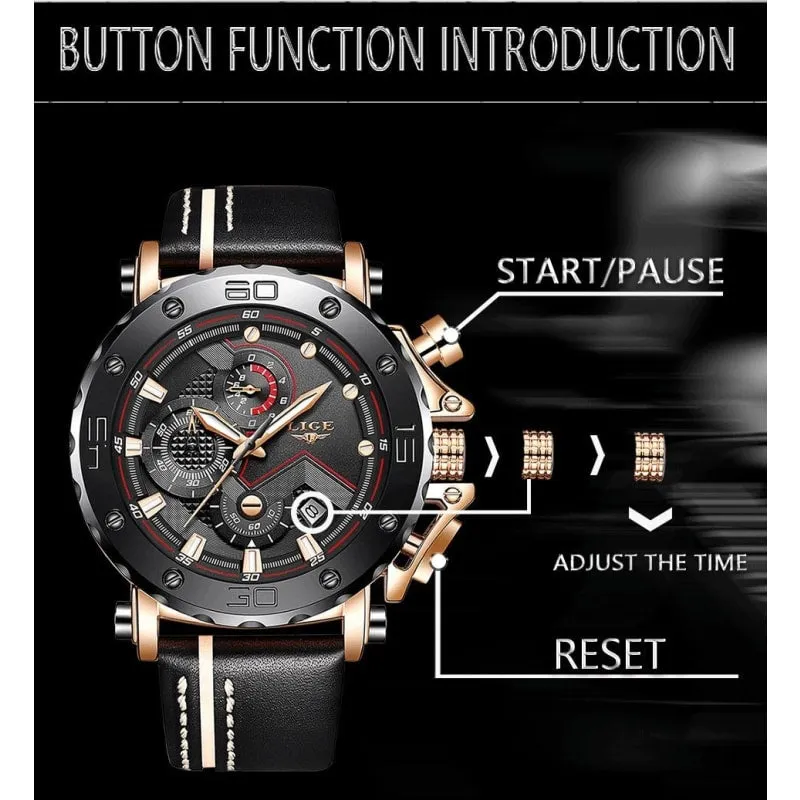 Men's Waterproof Chronograph Sports Watch