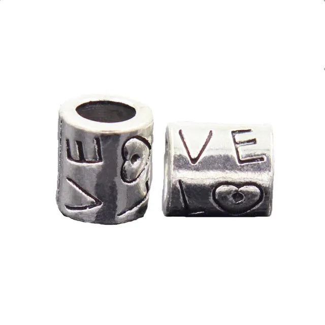 NEW 1pc Free Shipping Silver Bead Charm European Love Heart Clover Owl Boy Paw Family Fashion Bead Fit Pandora Bracelet Necklace