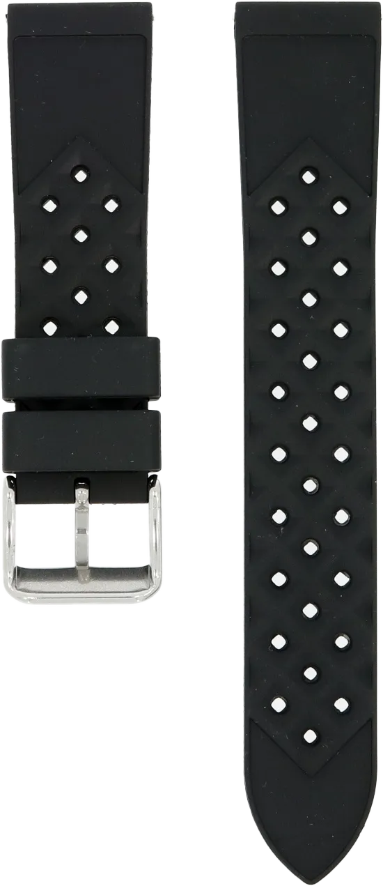 NTH Black Tropic Rubber Strap 20mm
