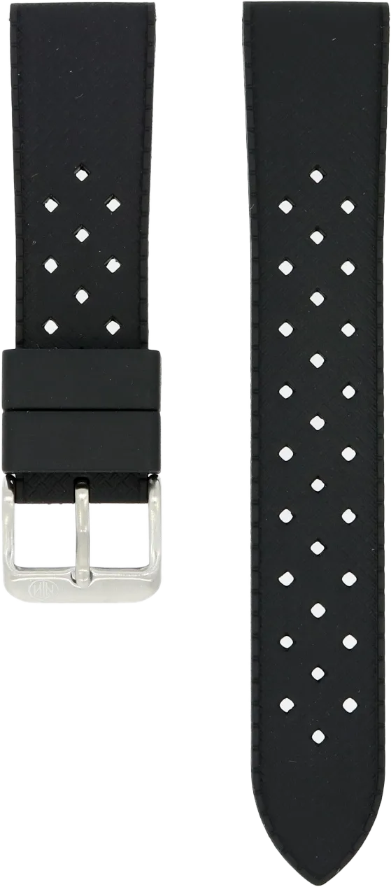 NTH Black Tropic Rubber Strap 20mm