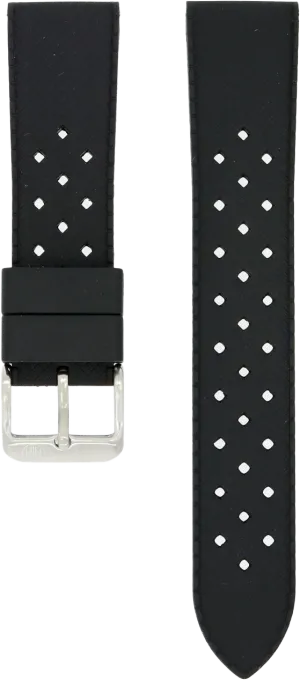 NTH Black Tropic Rubber Strap 20mm
