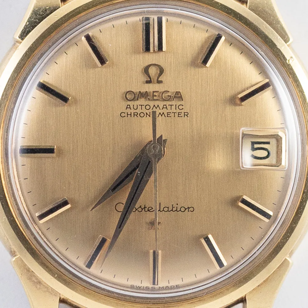 OMEGA Constellation Ref.14393 18K Yellow Gold ONYX INDEX