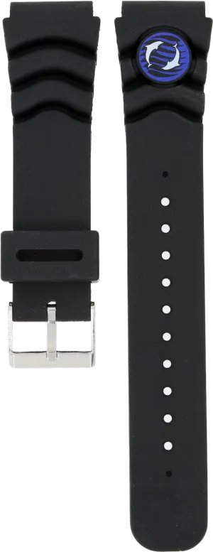 Orient Black Rubber Strap 22mm VDCLXSB