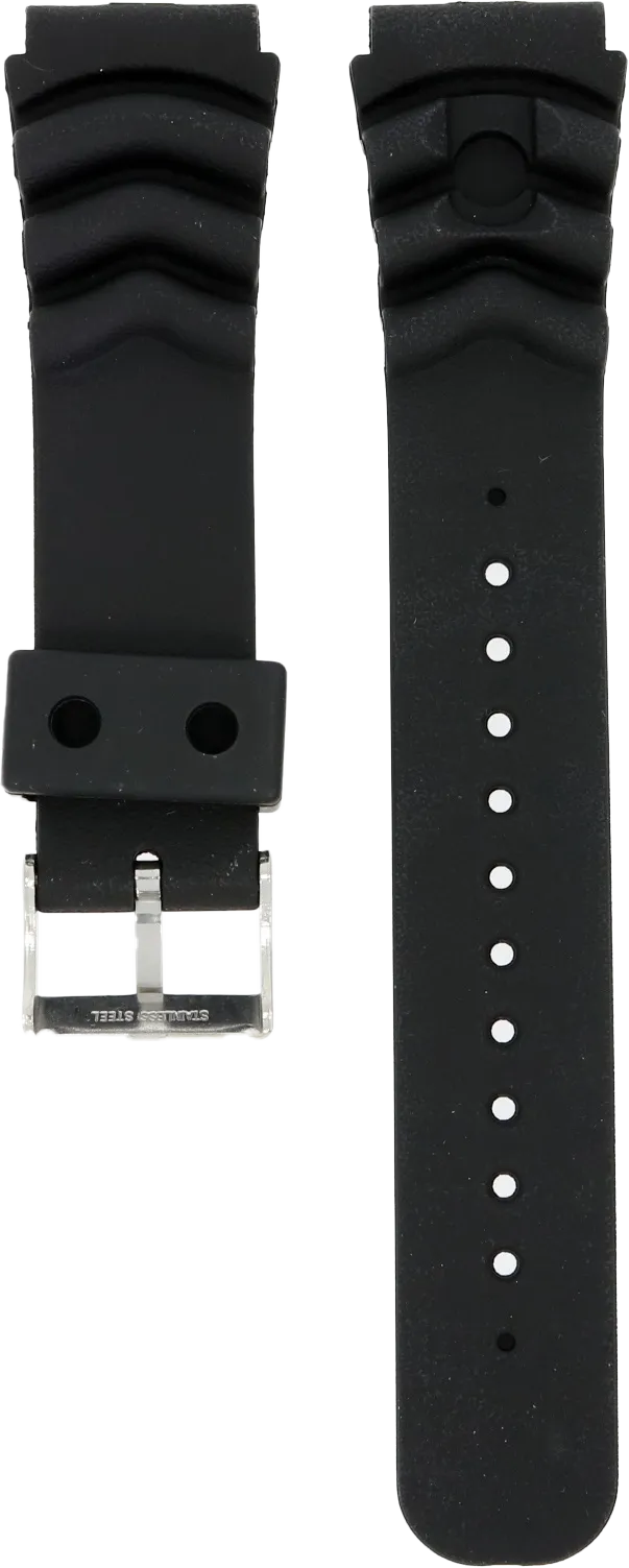 Orient Black Rubber Strap 22mm VDCLXSB