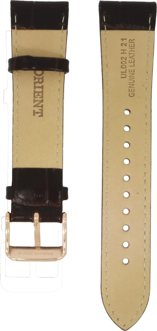 Orient Brown Leather Strap 21mm UL002011P0