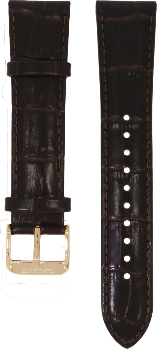 Orient Brown Leather Strap 21mm UL002011P0