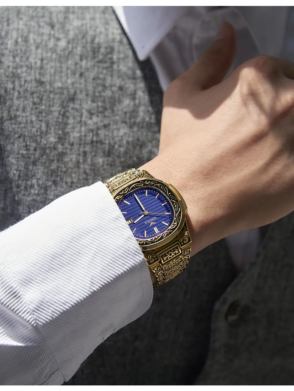 Peter Men luxury Retro Watch