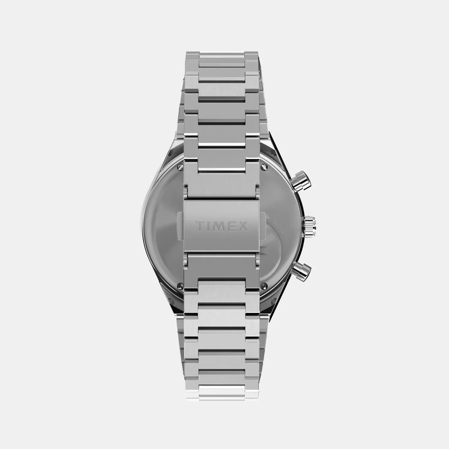 Q Timex Men Quartz White Dial Chronograph Stainless Steel Watch TW2W53300UJ