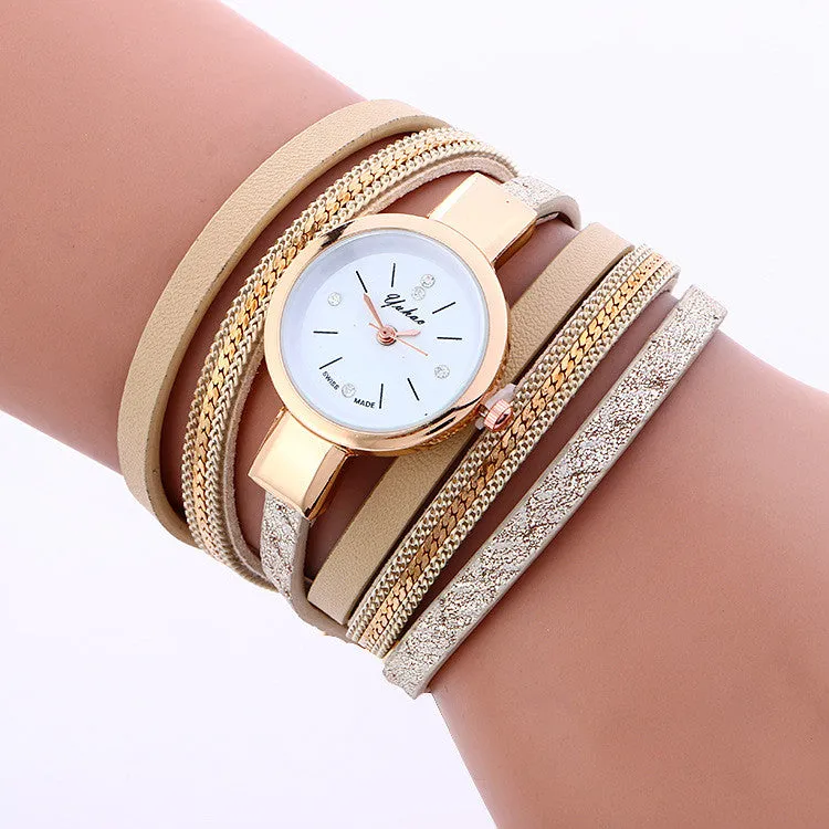 Retro Style Twine Bracelet Watch