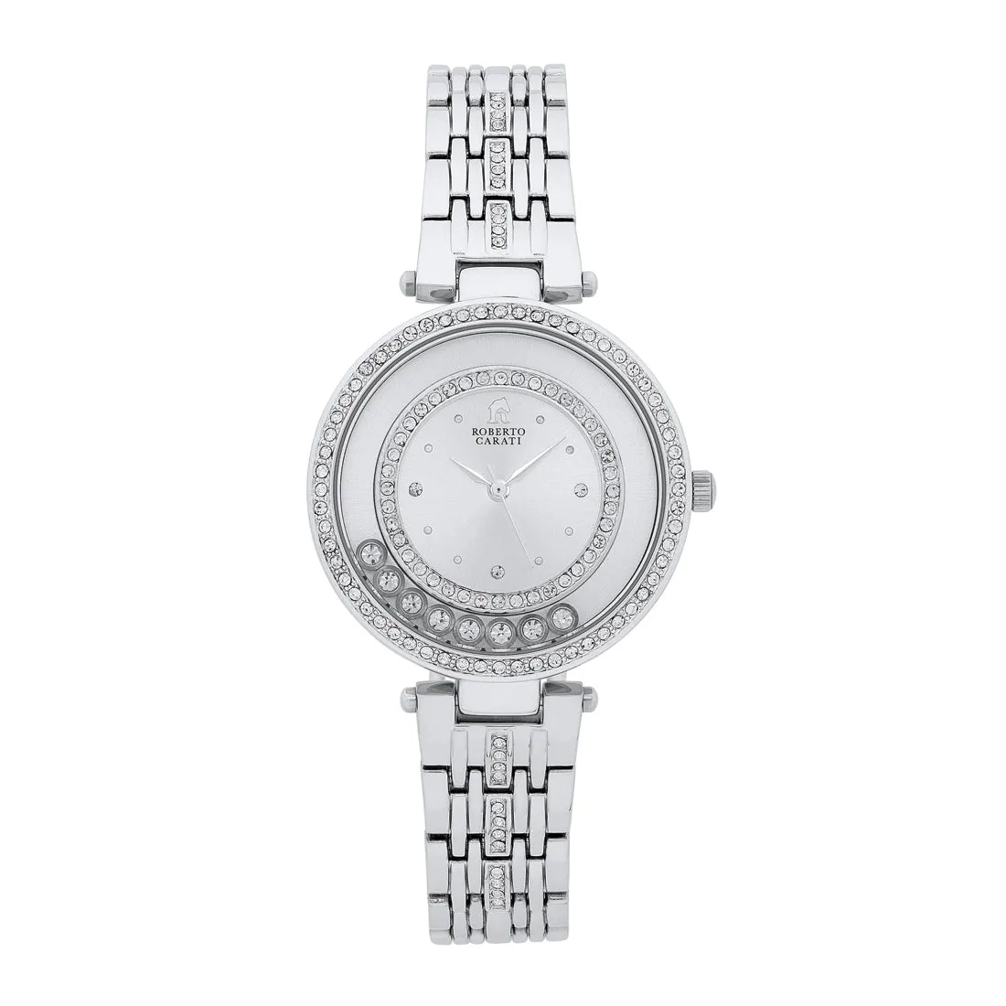 Roberto Carati Tora Crystal Case Watch