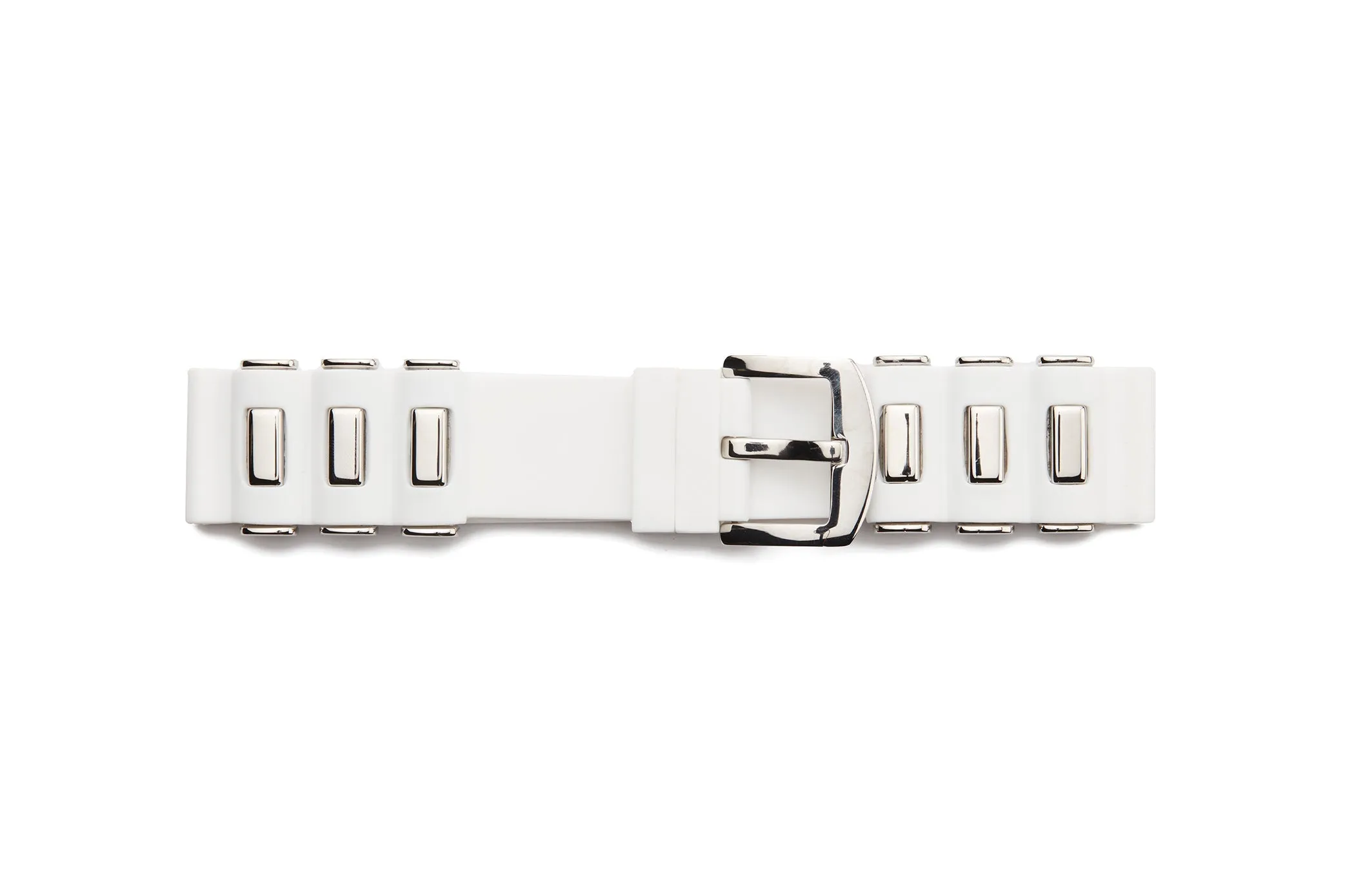 RUB-1 Rubber Regular Watch Strap With Stainless Steel Lugs