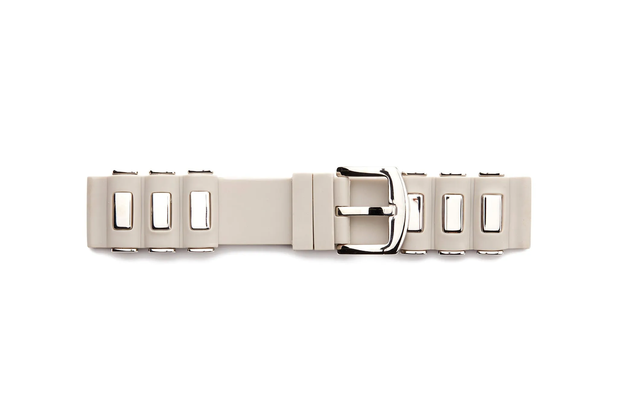 RUB-1 Rubber Regular Watch Strap With Stainless Steel Lugs